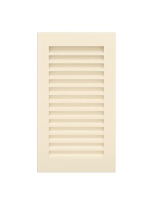 Grille De Cheminée LUFT Slim 6x60 Cm – Couleur Crème, Acier Peint, Made In Pologne