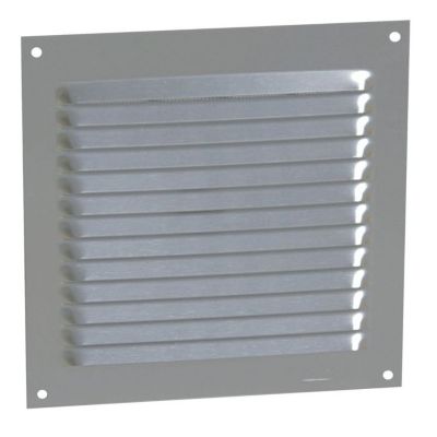 Grille d'aération - Nicoll - 1LM2020G - Aluminium - Gris - 200 x 200 mm