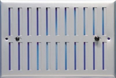 Grille d'aération aluminium Autogyre à persiennes sans moustiquaire réglable 250 x 168 mm