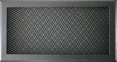 Grille d'air chaud fer gris 320 x 172 mm Autogyre