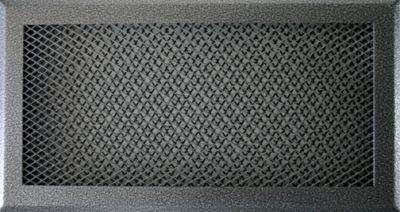 Grille d'air chaud fer gris 320 x 172 mm DMO