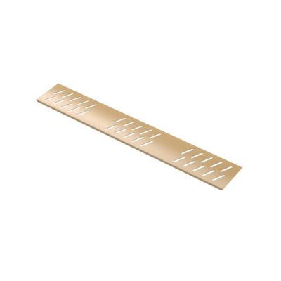 Grille d'évacuation l.69,5 cm pour receveur de douche Pedra et Pure 2, doré, Galedo