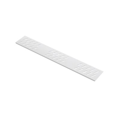 Grille d'évacuation l.79,5 cm pour receveur de douche Pedra et Pure 2, blanc, Galedo
