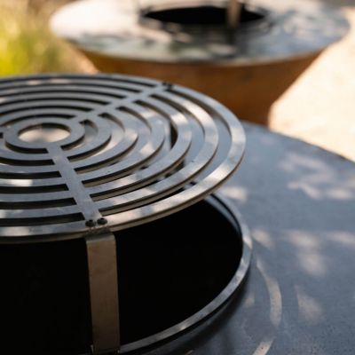 Grille de cuisson acier CORTENÉA compatible brasero 100 cm