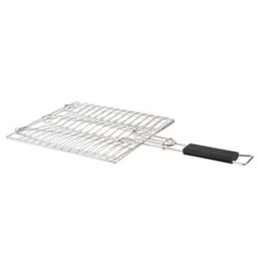 Grille de cuisson poisson GoodHome en acier inoxydable