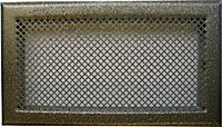 Grille de décompression avec précadre bronze 345 x 195 DMO