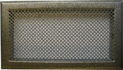 Grille de cheminée avec précadre DMO Bronze 345x195mm - Cdiscount Bricolage