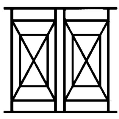 Grille de Defense Adour pour Fenetre H 125 cm x L 140 cm (côte tableau)