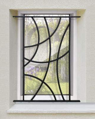 Grille de Defense Arcade pour Fenetre H 75 cm x L 40 cm (côte tableau)