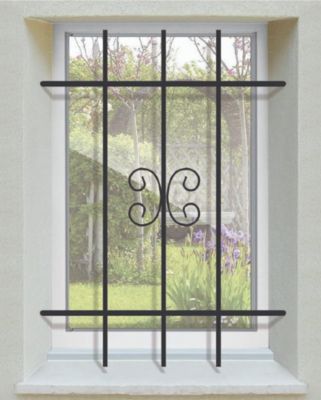 Grille de Defense Bidard pour Fenetre H 45 cm x L 40 cm (côte tableau)