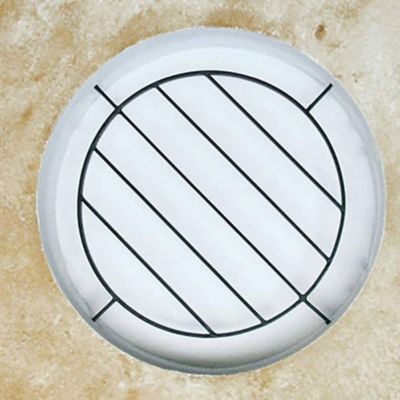 Grille de Defense Diago diametre 70 cm pour Fenetre ronde (côte tableau)