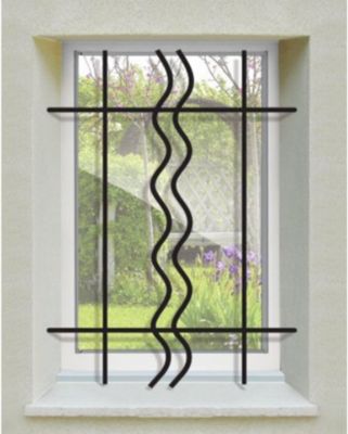 Grille de Defense Duo pour Fenetre H 105 cm x L 120 cm (côte tableau)