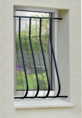 Grille de Defense Galbee Simple pour Fenetre H 75 cm x L 40 cm (côte tableau)