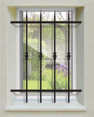 Grille de Defense Manoir pour Fenetre H 75 cm x L 120 cm (côte tableau)