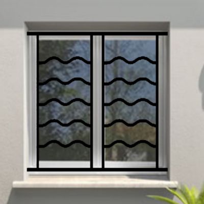 Grille de Defense Oceane pour Fenetre H 125 cm x L 140 cm (côte tableau)