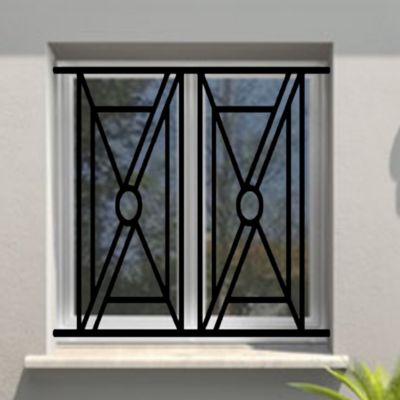 Grille de Defense Octune pour Fenetre H 75 cm x L 100 cm (côte tableau)