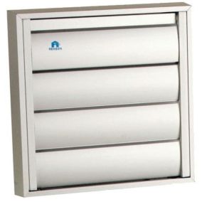 Grille de hotte 210x210mm aluminium blanc RAL9010 - RENSON - 9071