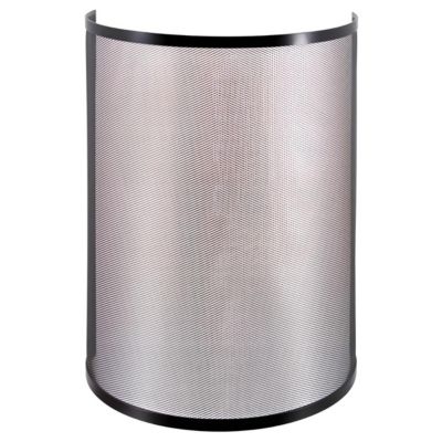 Grille de Protection,Pare-feu pour cheminée, en Fer forgé couleur Noir - Hauteur 80 x Longueur 58 cm