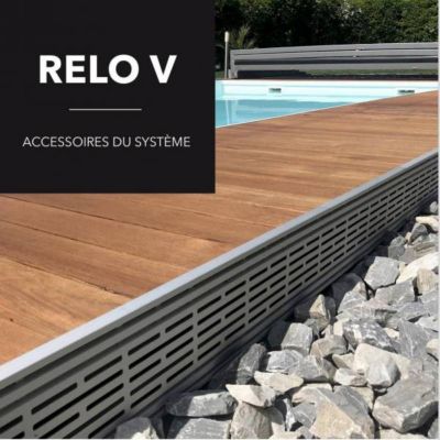 Grille de ventilation REVOL V pour terrasse en bois