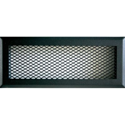 grille cheminée en acier noir gréné 60x15 - AUTOGYRE - Mr.Bricolage