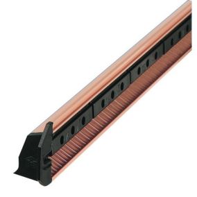 Grille extérieure auto-réglable hauteur 35mm longueur 475mm brun RAL1247 - RENSON - 00471303