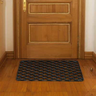 Grille paillasson extérieur en caoutchouc L.60 x l.40 cm