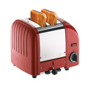 Grille-pain 2 fentes 1200w rouge Dualit 20259