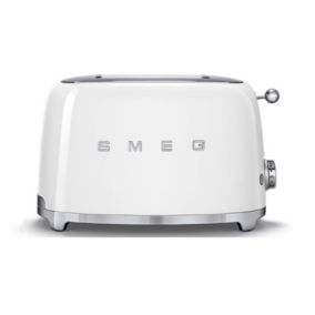 Grille-pain 2 fentes 950w blanc Smeg TSF01WHEU