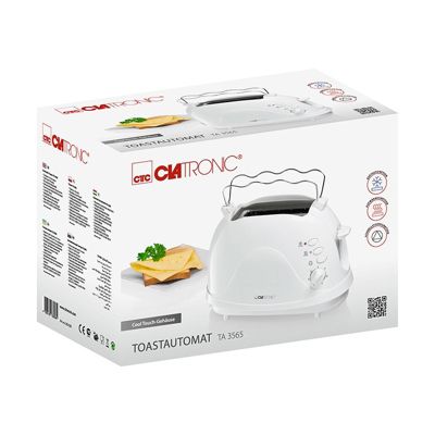 Grille-pain 2 fentes Clatronic TA 3565 Blanc