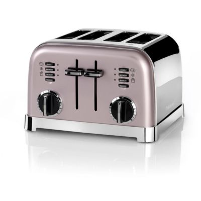 Grille-pain 4 fentes 1800w rose vintage Cuisinart CPT180PIE style collection