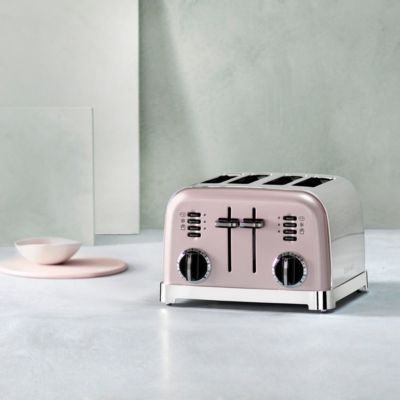 Grille-pain 4 fentes 1800w rose vintage Cuisinart CPT180PIE style collection