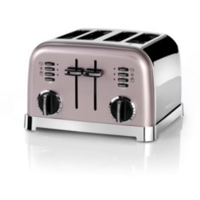 Grille-pain 4 fentes 1800w rose vintage Cuisinart CPT180PIE
