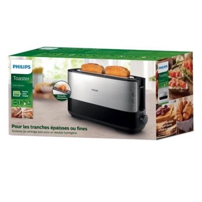 Philips HD2692/90 Grille-Pain Daily Métal - Fentes Ultra-Larges 950W