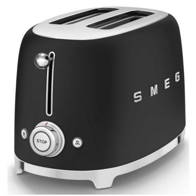 Grille-pain - SMEG - TSF01BLMEU - Noir Mat - 950 Watts - 2 Tranches