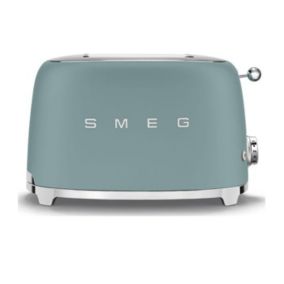 Grille-pain - SMEG - TSF01EGMEU - 2 fentes extra larges - 950 Watts - Vert Émeraude