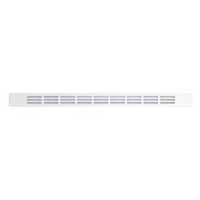 Grille plat interieur simple 475x20mm blanc - RENSON - 10439