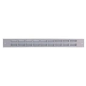 Grille plate 488 375x30mm argent - RENSON - 9103