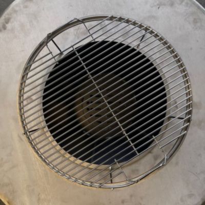 Grille Support Brasero 45 cm avec Anneau Antichute - madecoupesurmesure
