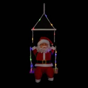 Grimpeur père noël balance led 8 fonctions h60 - feeric lights & christmas