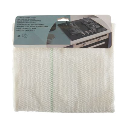 Gris chiffon de nettoyage multiusage blanc L.80 x l.80cm