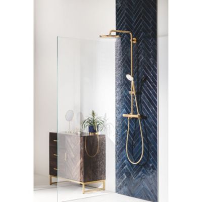 GROHE Colonne de douche thermostatique Euphoria System 310 Cool Sunrise brossé 26075GN0