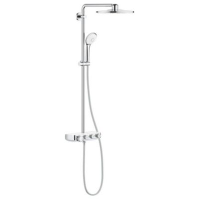 GROHE Colonne de douche XXL thermostatique Euphoria SmartControl System 310 Blanc/chromé 26507LS0