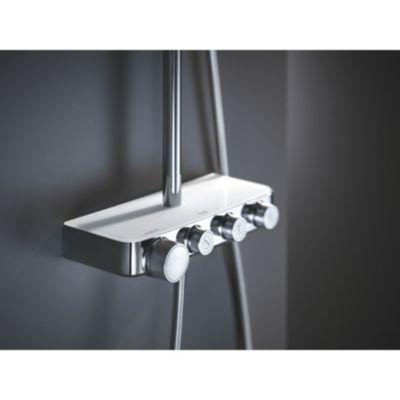 GROHE Colonne de douche XXL thermostatique Euphoria SmartControl System 310 Blanc/chromé 26507LS0