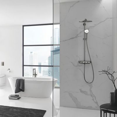 GROHE Colonne de douche XXL thermostatique Euphoria SmartControl System 310 Hard Graphite brossé 26507AL0