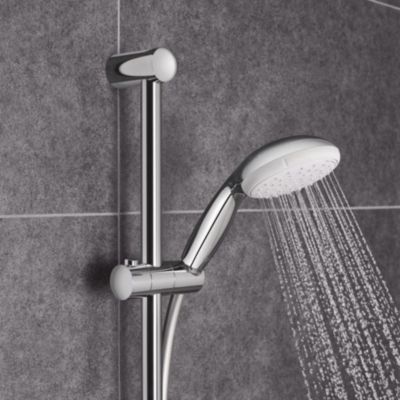 GROHE Douchette 2 jets Tempesta 100 avec barre de douche