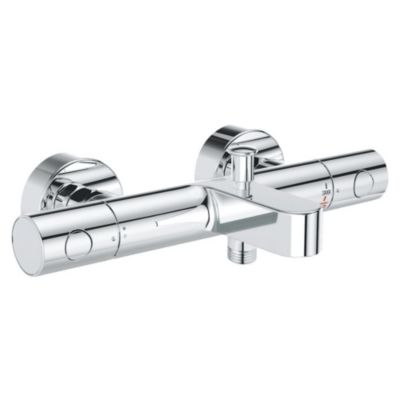 GROHE  Ensemble de bain mitigeur Grohtherm avec douchette + barre de douche + porte savon Tempesta