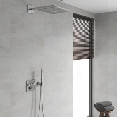 GROHE Ensemble douche encastrable SmartControl avec nettoyant robinetterie GrohClean