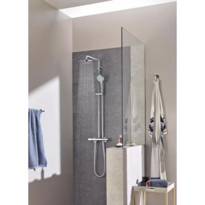 Grohe Euphoria System 260 Colonne de Douche avec Mitigeur Thermostatique, Chrome (27615002)
