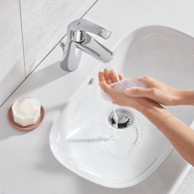 GROHE Lot de 3 Mitigeurs lavabo Eurosmart taille M