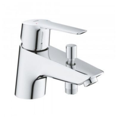 GROHE Mitigeur bain douche monotrou Start 2021 Quickfix + ensemble de douche Tempesta 2 jets avec support mural